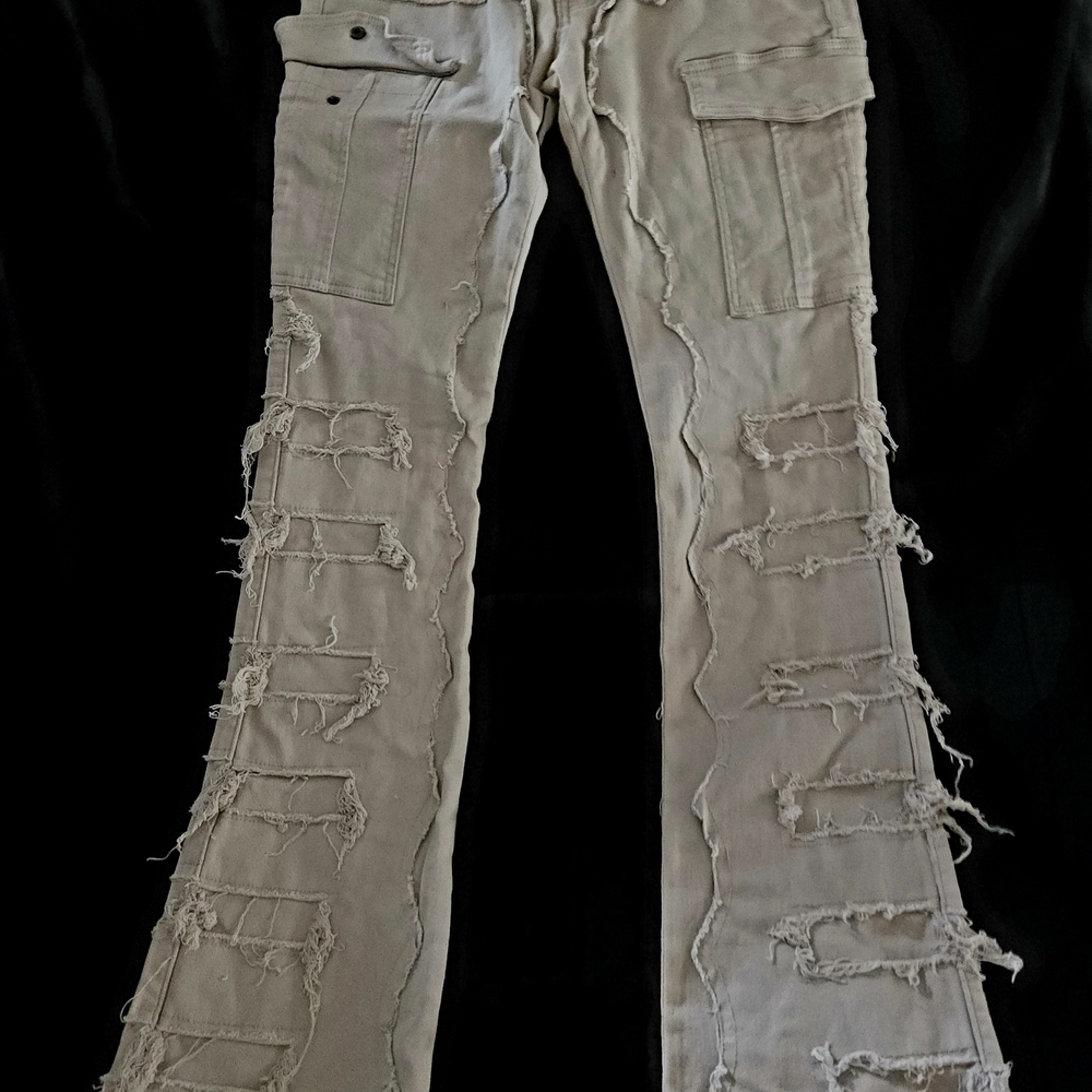 Kloud 9 NY Beige Cargo Jeans